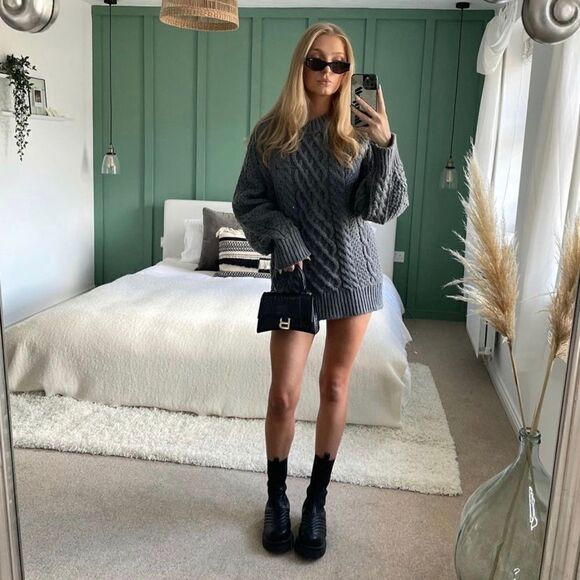 LAST! H&M Oversized Chunky Sweater - Picture 6 of 13